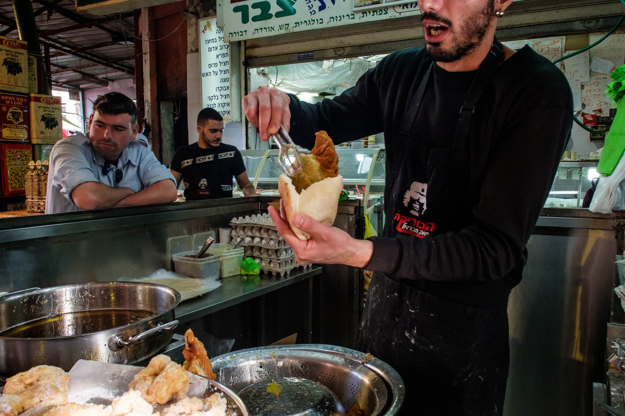 Kanapki z Trypolisu Carmel Market Tel Aviv